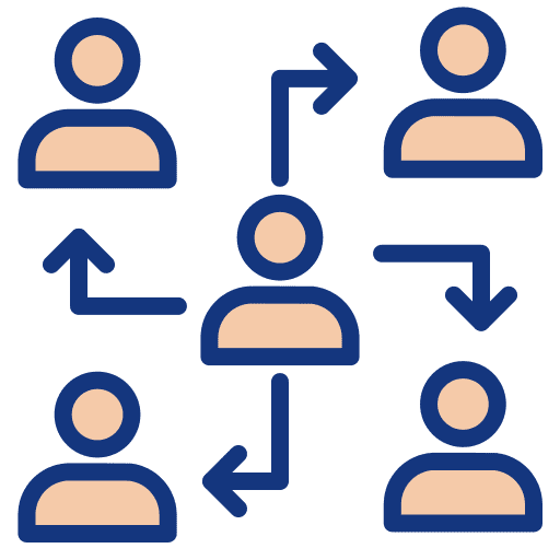 Affiliate marketing marketing group people icon