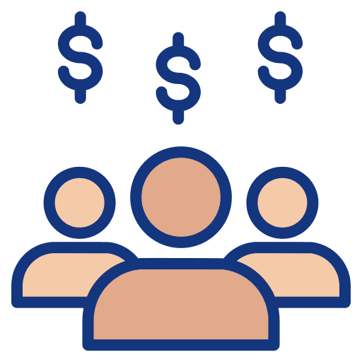 Costumer business and finance marketing costumer icon