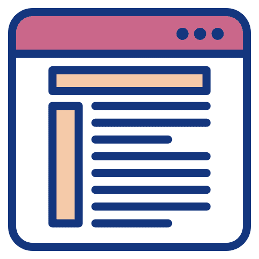 Website internet web page website icon