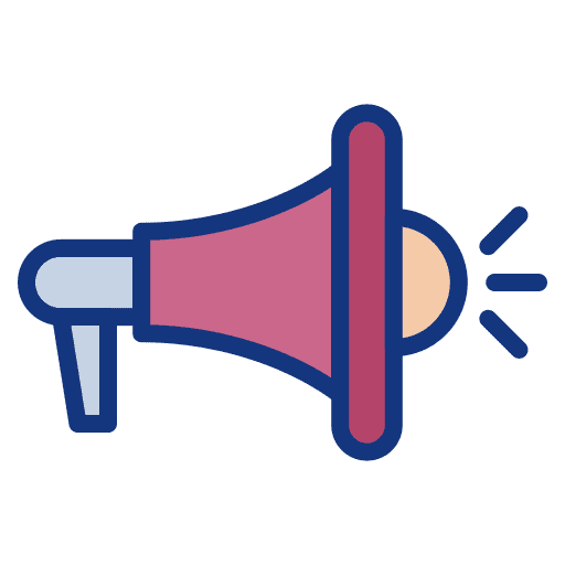 Promotion announcement megaphone advertising icon Promotion announcement megaphone advertising icon