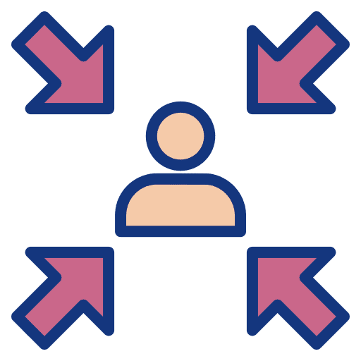 Target marketing arrows target icon Target marketing arrows target icon