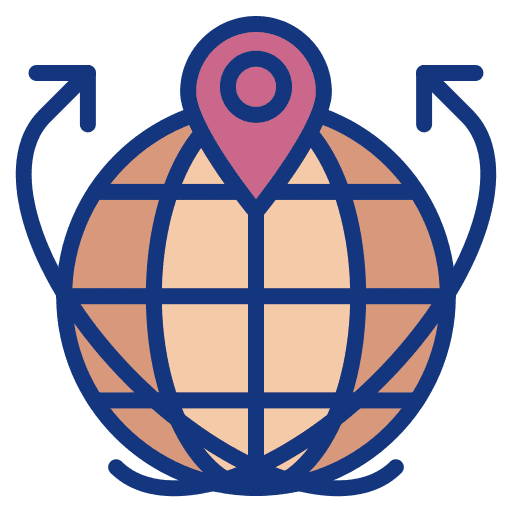 World region world globe icon World region world globe icon