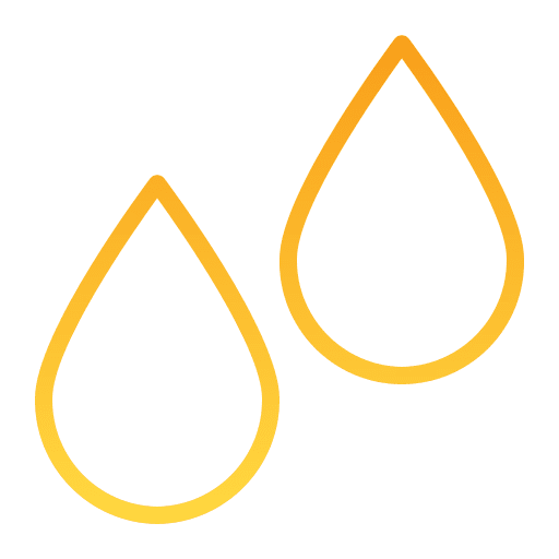 Drop interface water drop blur icon