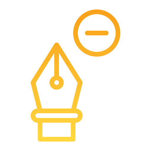 Delete anchor point graphic tool edit tools graphic design icon Delete anchor point graphic tool edit tools graphic design icon