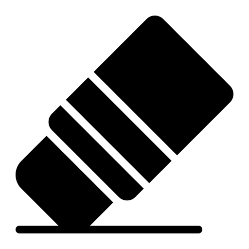 Erase graphic design eraser graphics editor icon