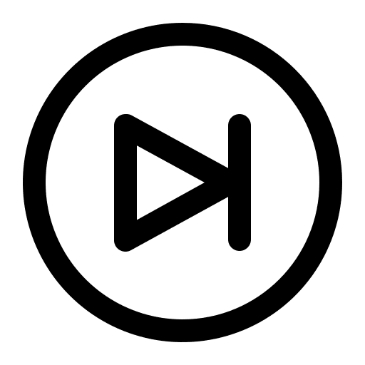 Next skip right arrow music player icon