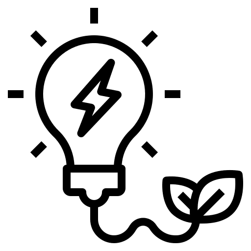 Innovation alternative ecology and environment light icon