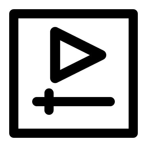 Video entertainment video player multimedia icon Video entertainment video player multimedia icon