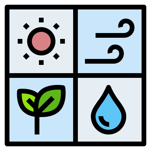 Alternative solar energy biomass icon Alternative solar energy biomass icon