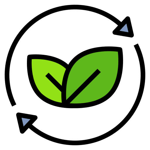 Conservation ecosystem ecology and environment recycle icon