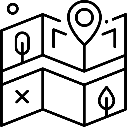 Maps placeholder region street map icon