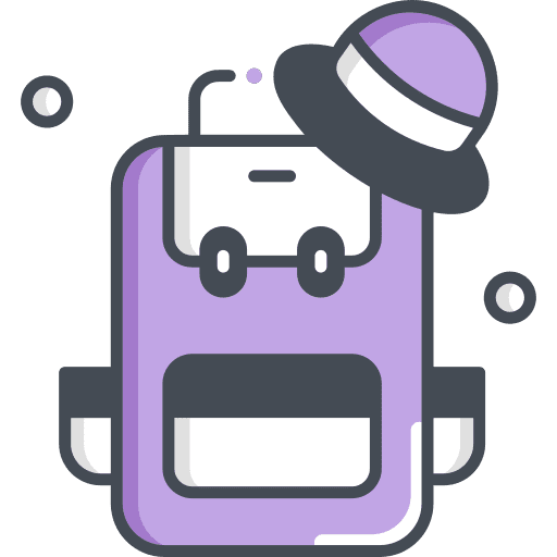 Backpack backpack bags luggage icon