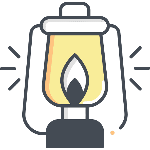 Lamp illumination lamp flame icon