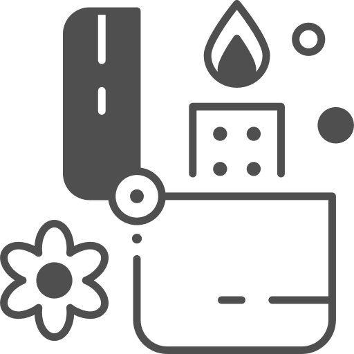 Lighter flame lighter furniture and household icon