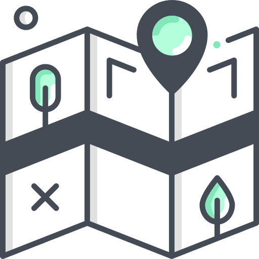 Maps position maps and location region icon Maps position maps and location region icon