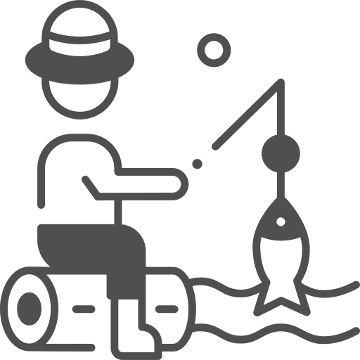 Fishing fishing transport hobby icon Fishing fishing transport hobby icon