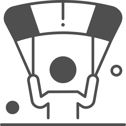 Parachute tour miscellaneous parachute icon Parachute tour miscellaneous parachute icon