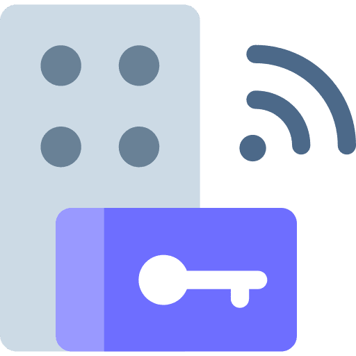 Keycard smarthome home appliance smart icon Keycard smarthome home appliance smart icon