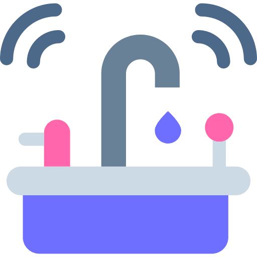 Sink sanitary faucet restroom icon Sink sanitary faucet restroom icon