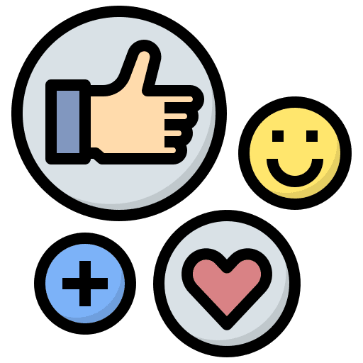 Engagement like feedback engagement icon