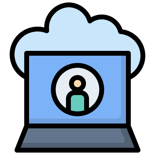 Database database data cloud storage icon Database database data cloud storage icon