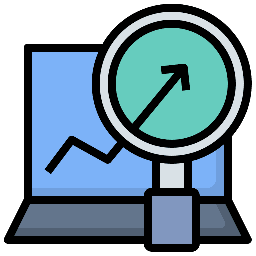 Research profit investment sales icon Research profit investment sales icon