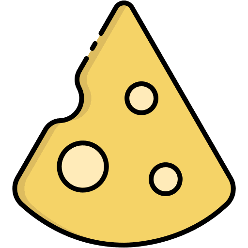 Cheese cheese fattening food and restaurant icon Cheese cheese fattening food and restaurant icon