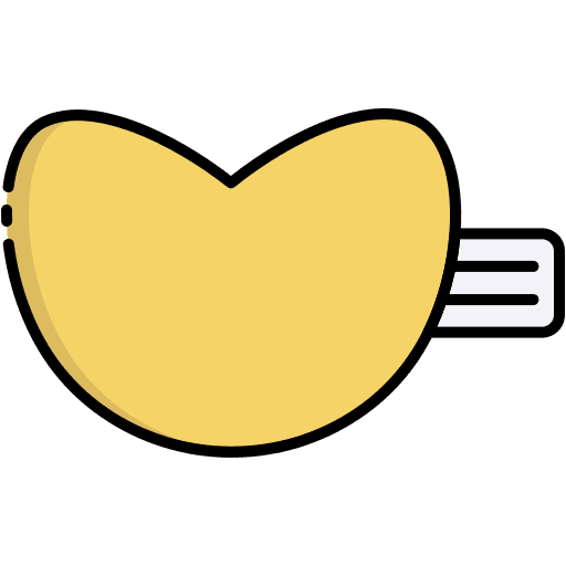 Fortune cookie food and restaurant cookies dessert icon Fortune cookie food and restaurant cookies dessert icon