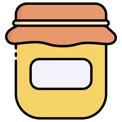 Honey jar jam food honey jar icon
