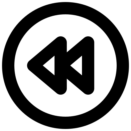 Fast backward ui last backward icon Fast backward ui last backward icon