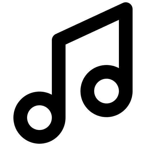 Music note ui note quaver icon