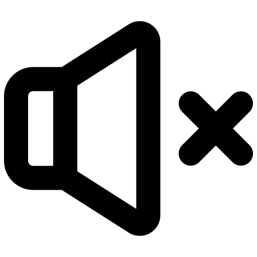 Mute music and multimedia multimedia multimedia option icon