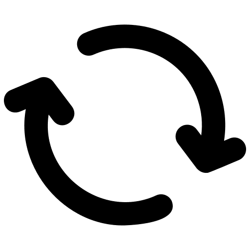 Repeat direction arrow ui icon