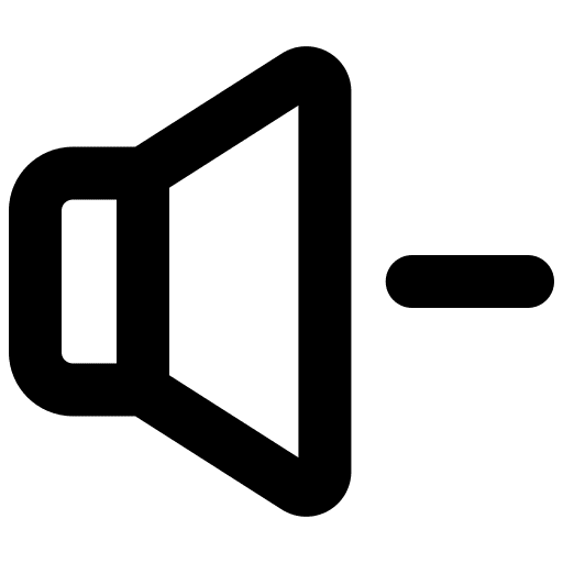 Volume down audio speaker volume down minus icon Volume down audio speaker volume down minus icon