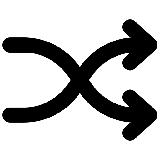 Shuffle changing arrow exchange icon Shuffle changing arrow exchange icon