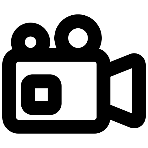 Video camera electronics video user interface icon Video camera electronics video user interface icon