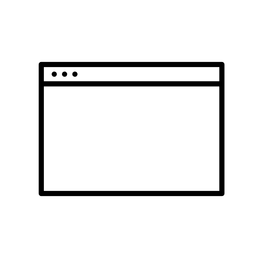Web browser www html icon Web browser www html icon