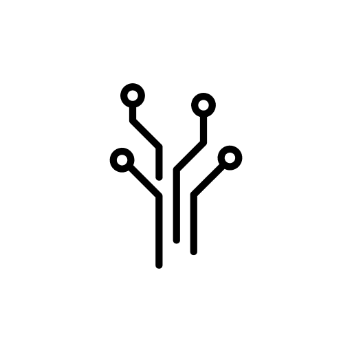 Technology technology connection interactive icon Technology technology connection interactive icon