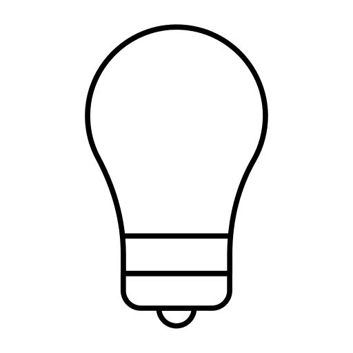 Idea electronics idea illumination icon Idea electronics idea illumination icon
