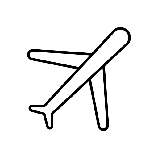 Airplane plane aeroplane travel icon
