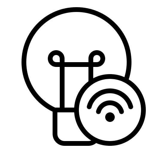 Smart light internet of things smart light electronic device icon Smart light internet of things smart light electronic device icon