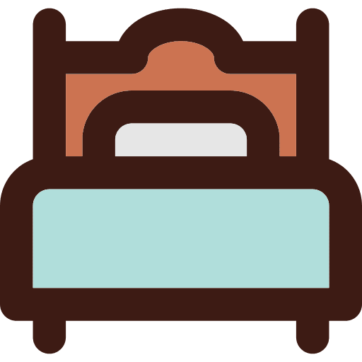 Bed bed service holiday icon