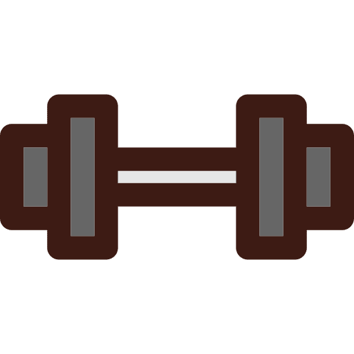 Gymnasium hotel facilities exercise icon