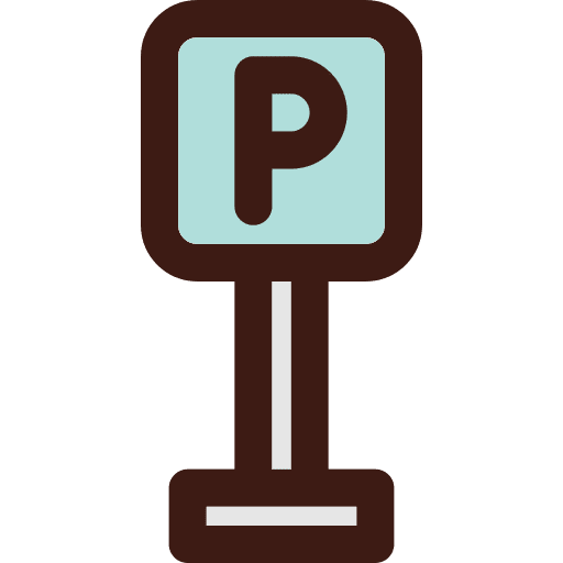 Parking facilities parking hotel icon