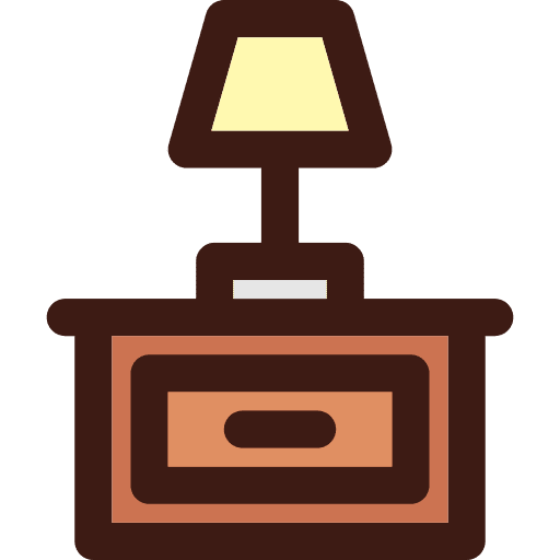 Bedroom lamp furniture furniture and household service icon Bedroom lamp furniture furniture and household service icon