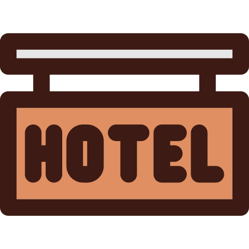 Sign facilities signaling inn icon Sign facilities signaling inn icon