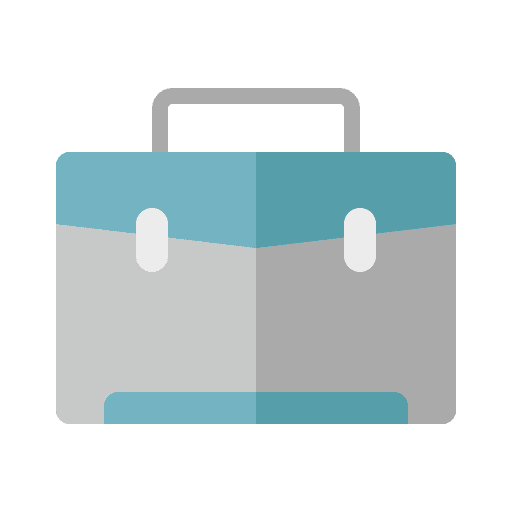 Briefcase work student professional icon Briefcase work student professional icon