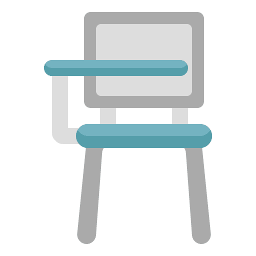 Classroom furniture and household class academy icon Classroom furniture and household class academy icon