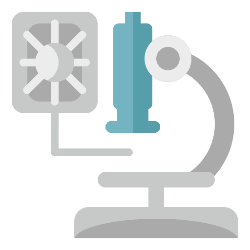 Microscope research microscope disease icon Microscope research microscope disease icon