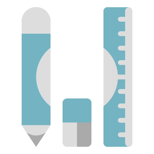 Stationery pencil office tools school material icon Stationery pencil office tools school material icon